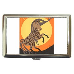 Embracing The Moon Copy Cigarette Money Case by twoaboriginalart