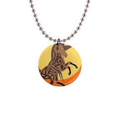 Embracing The Moon Copy Button Necklace