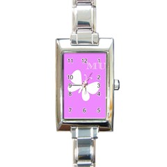 Mom Rectangular Italian Charm Watch