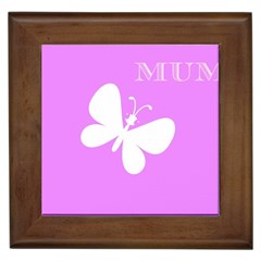 Mom Framed Ceramic Tile