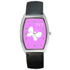 Mom Tonneau Leather Watch