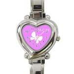 Mom Heart Italian Charm Watch  Front