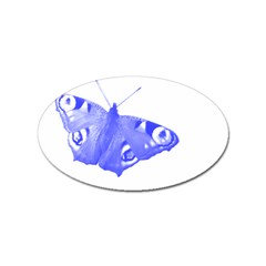  Decorative Blue Butterfly Sticker 100 Pack (oval) by Colorfulart23