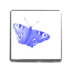  Decorative Blue Butterfly Memory Card Reader With Storage (square)