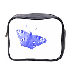  Decorative Blue Butterfly Mini Travel Toiletry Bag (two Sides) by Colorfulart23