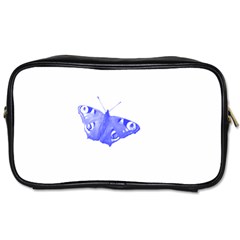  Decorative Blue Butterfly Travel Toiletry Bag (one Side) by Colorfulart23