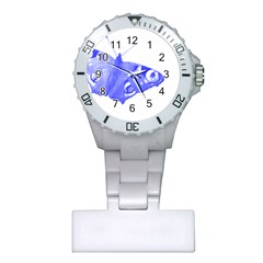  Decorative Blue Butterfly Nurses Watch