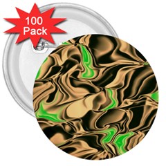 Retro Swirl 3  Button (100 Pack)