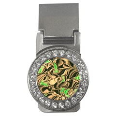 Retro Swirl Money Clip (cz)