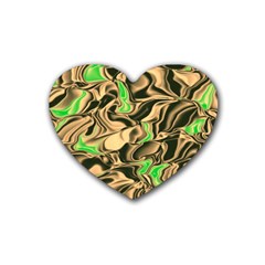 Retro Swirl Drink Coasters 4 Pack (heart) 