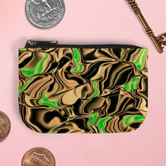 Retro Swirl Coin Change Purse by Colorfulart23