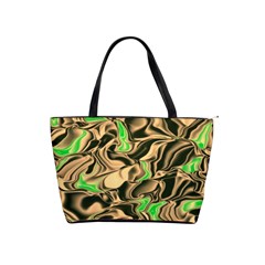 Retro Swirl Large Shoulder Bag by Colorfulart23