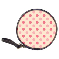 Pale Pink Polka Dots Cd Wallet by Colorfulart23