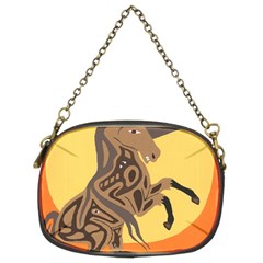 Embracing The Moon Chain Purse (two Sided) 