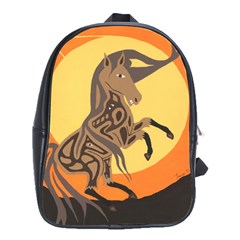 Embracing The Moon School Bag (large)