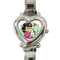 Bookcover  Copy Heart Italian Charm Watch  by millieandcupcake