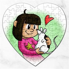 Bookcover  Copy Jigsaw Puzzle (heart) by millieandcupcake