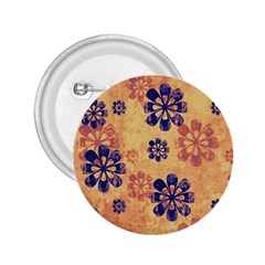 Funky Floral Art 2 25  Button