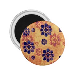 Funky Floral Art 2 25  Button Magnet