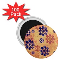 Funky Floral Art 1 75  Button Magnet (100 Pack) by Colorfulart23