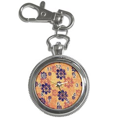 Funky Floral Art Key Chain & Watch by Colorfulart23