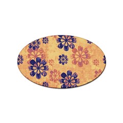 Funky Floral Art Sticker 100 Pack (oval)