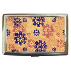 Funky Floral Art Cigarette Money Case by Colorfulart23