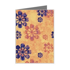 Funky Floral Art Mini Greeting Card