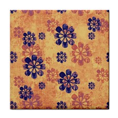 Funky Floral Art Face Towel