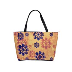 Funky Floral Art Large Shoulder Bag