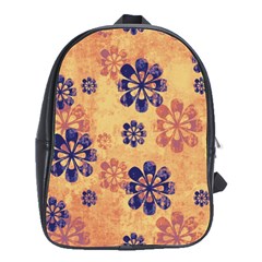 Funky Floral Art School Bag (large)