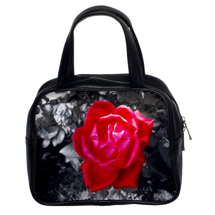 Red Rose Classic Handbag (Two Sides)