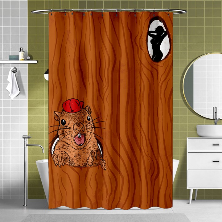 Bad Boy Shower Curtain 48  x 72  (Small)