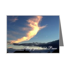 May You Be At Peace Mini Greeting Card