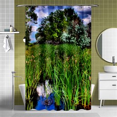 Paradise Shower Curtain 48  X 72  (small) by Contest1511633