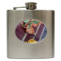 A Leaf In Stages Hip Flask by WispsofFantasy