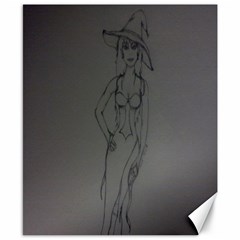 Witchy Canvas 8  X 10  (unframed)