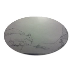 To Battle Magnet (oval)