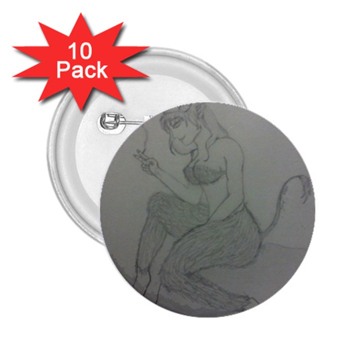 Smoke Break Satyr 2.25  Button (10 pack)