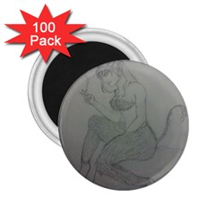 Smoke Break Satyr 2 25  Button Magnet (100 Pack)