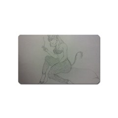 Smoke Break Satyr Magnet (name Card) by WispsofFantasy