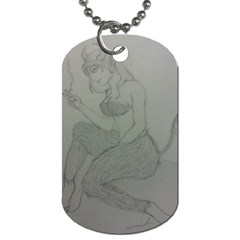 Smoke Break Satyr Dog Tag (one Sided)