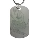 Smoke Break Satyr Dog Tag (One Sided) Front