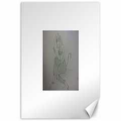 Smoke Break Satyr Canvas 20  X 30  (unframed) by WispsofFantasy