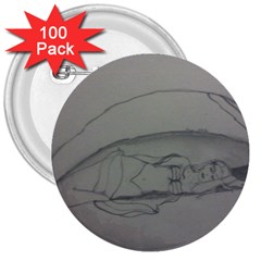 Restful 3  Button (100 Pack)