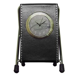 Restful Stationery Holder Clock