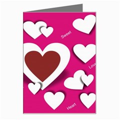 Valentine Hearts  Greeting Card