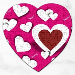 Valentine Hearts  Jigsaw Puzzle (heart) by Colorfulart23