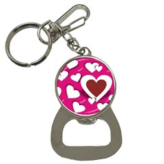 Valentine Hearts  Bottle Opener Key Chain by Colorfulart23