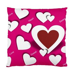 Valentine Hearts  Cushion Case (single Sided) 